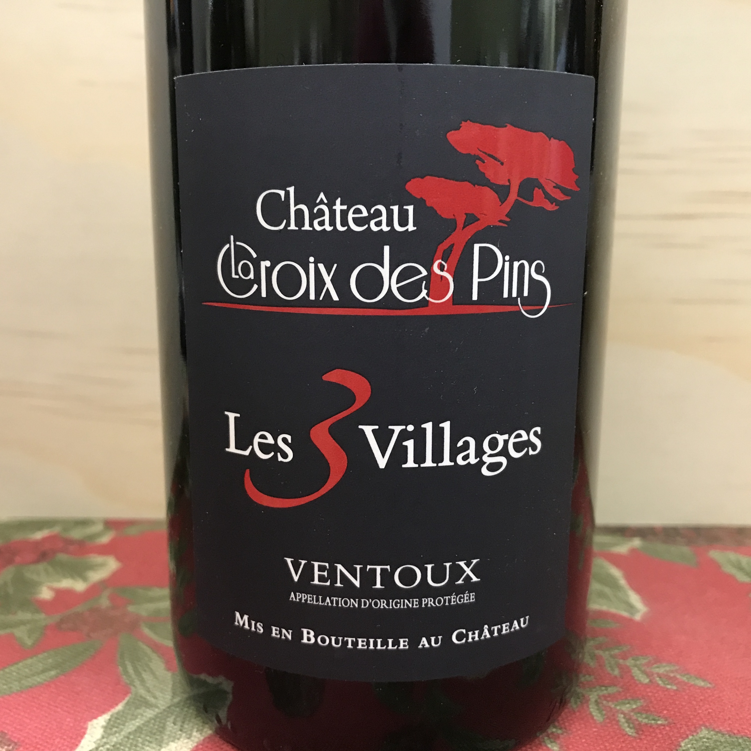 Chateau la Croix des Pins Les 3 Villages red 2017