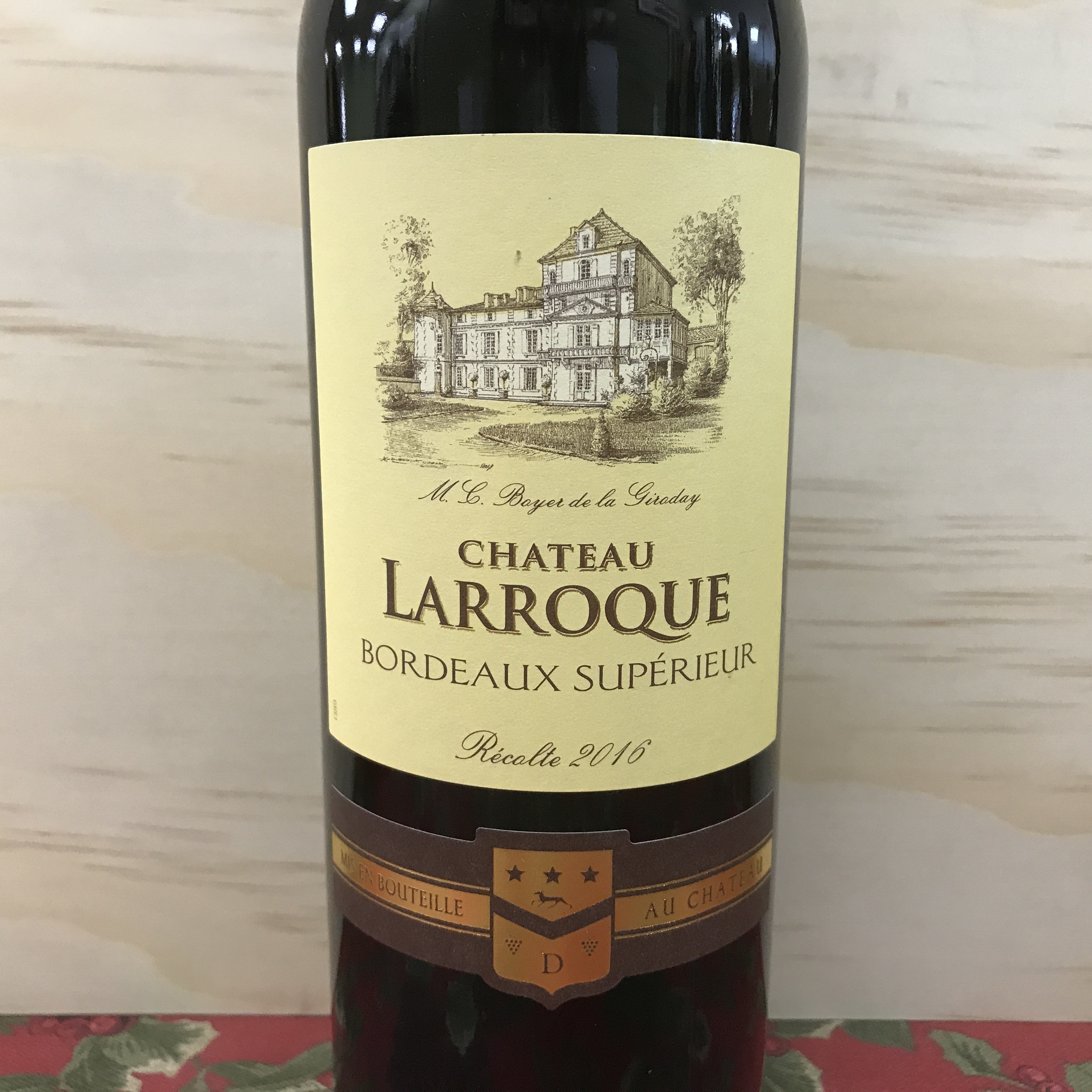 Chateau Larroque Bordeaux Supérieur 2016
