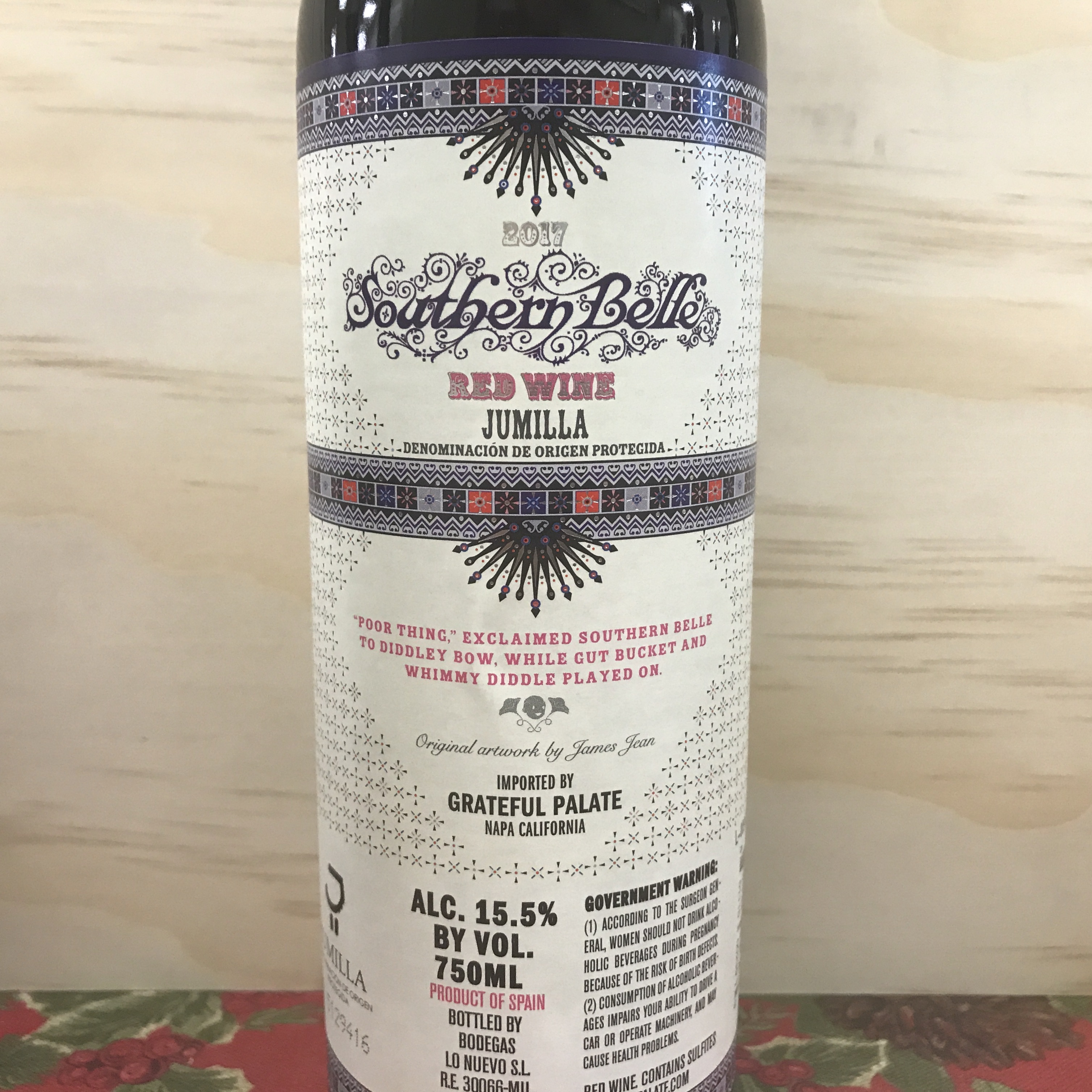 Southern Belle Red wine Jumilla 2016