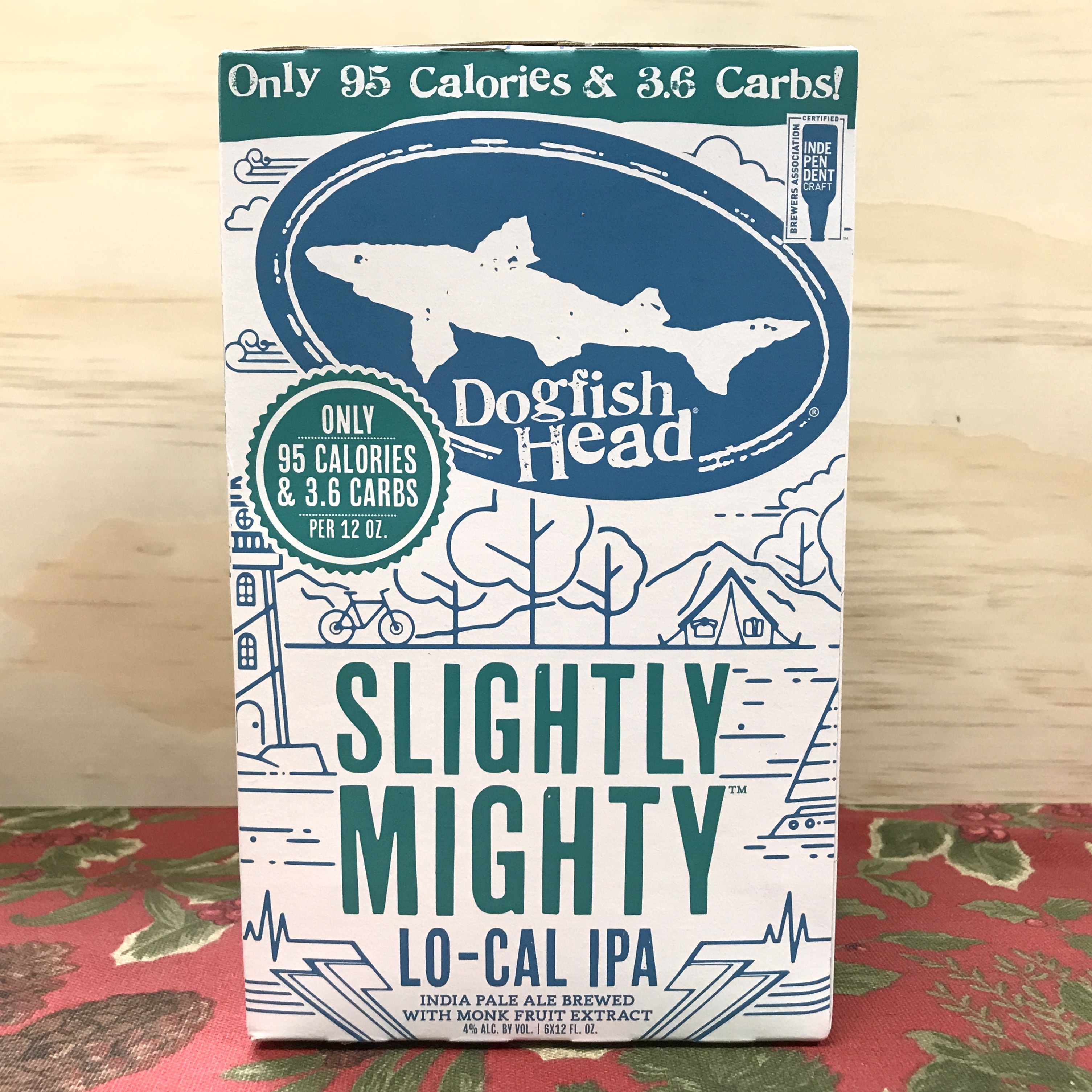 Dogfish Head Slightly Mighty Lo-Cal IPA 6 x 12oz cans