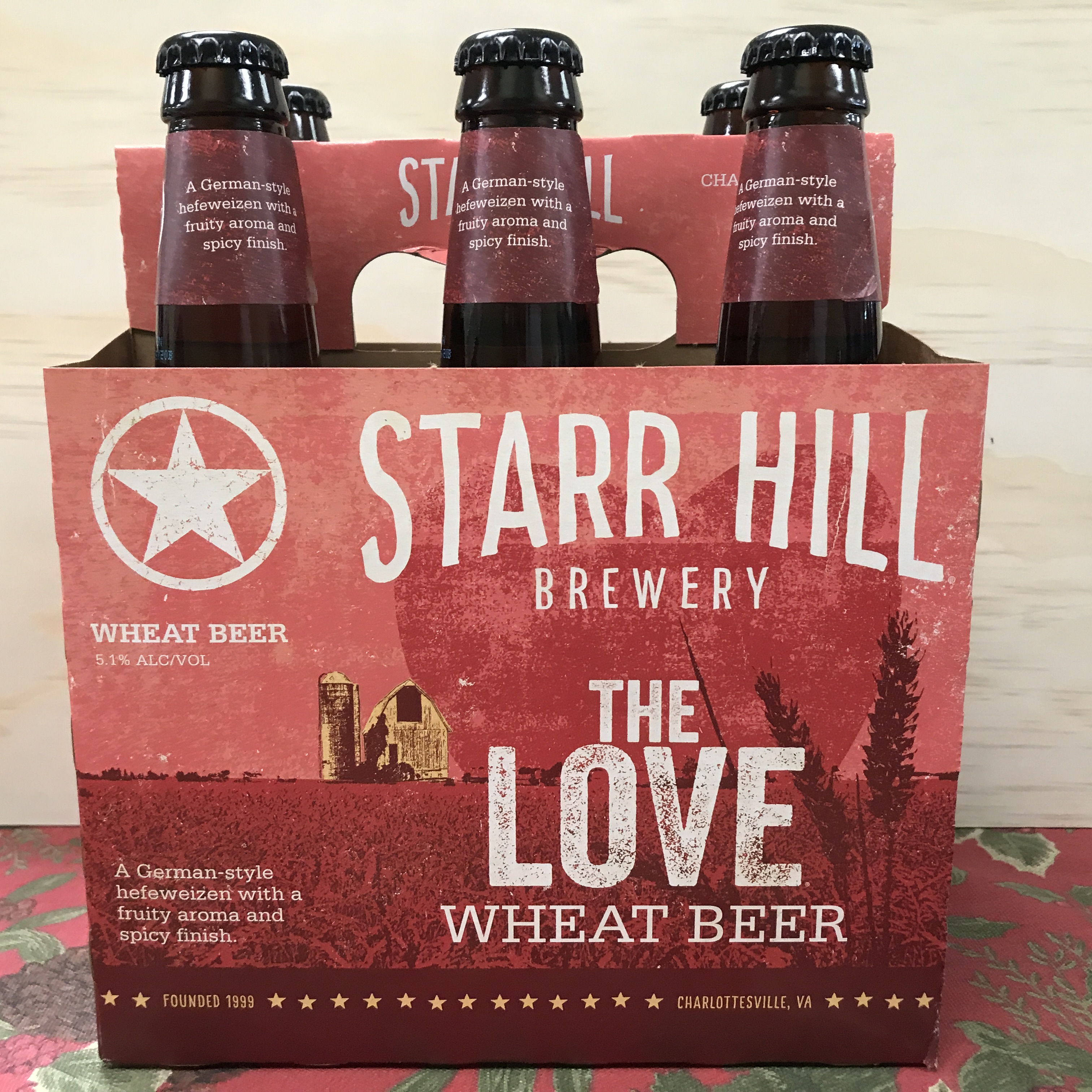 Starr Hill The Love Wheat Beer 6 x 12 oz