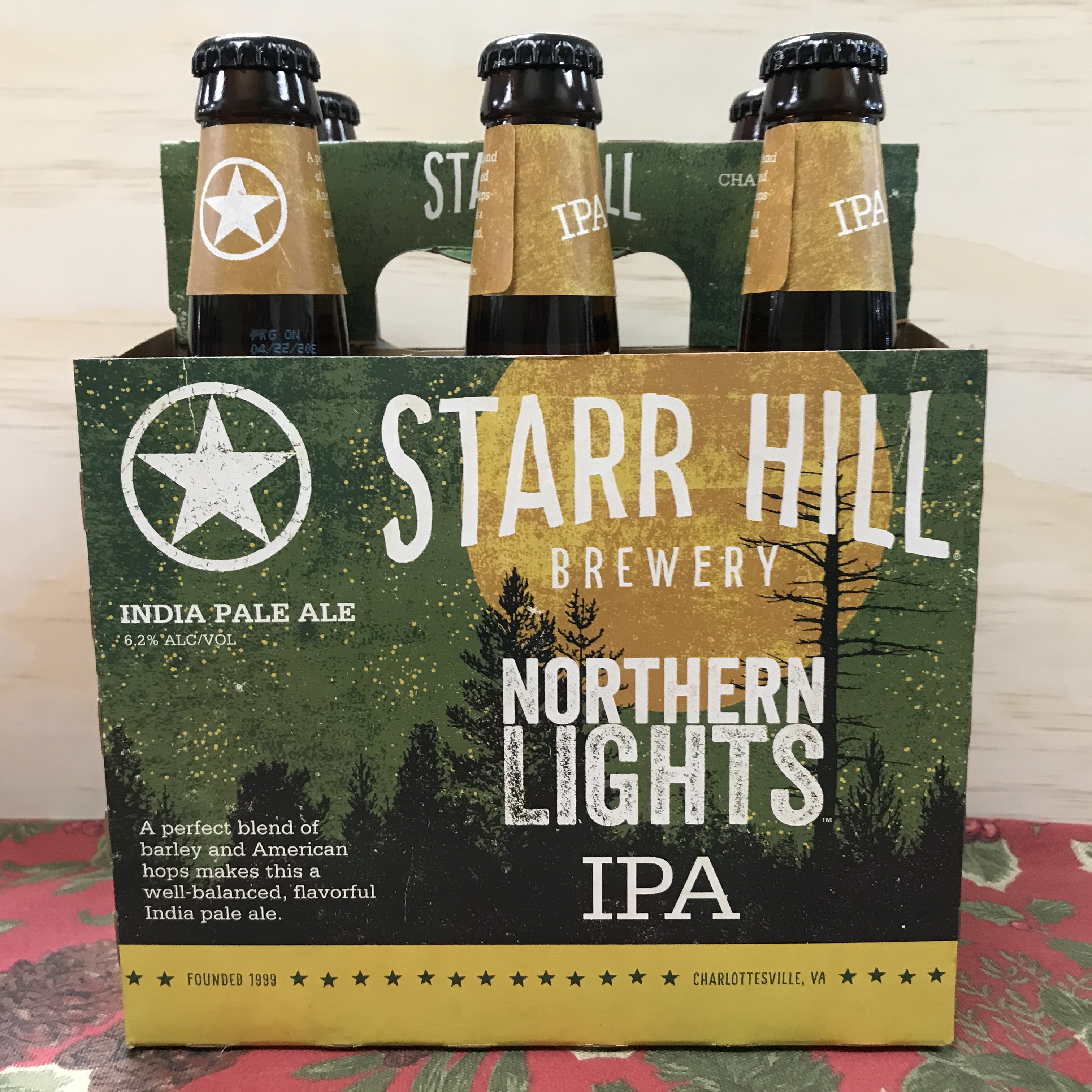 Starr Hill Northern Lights IPA 6 x 12 oz