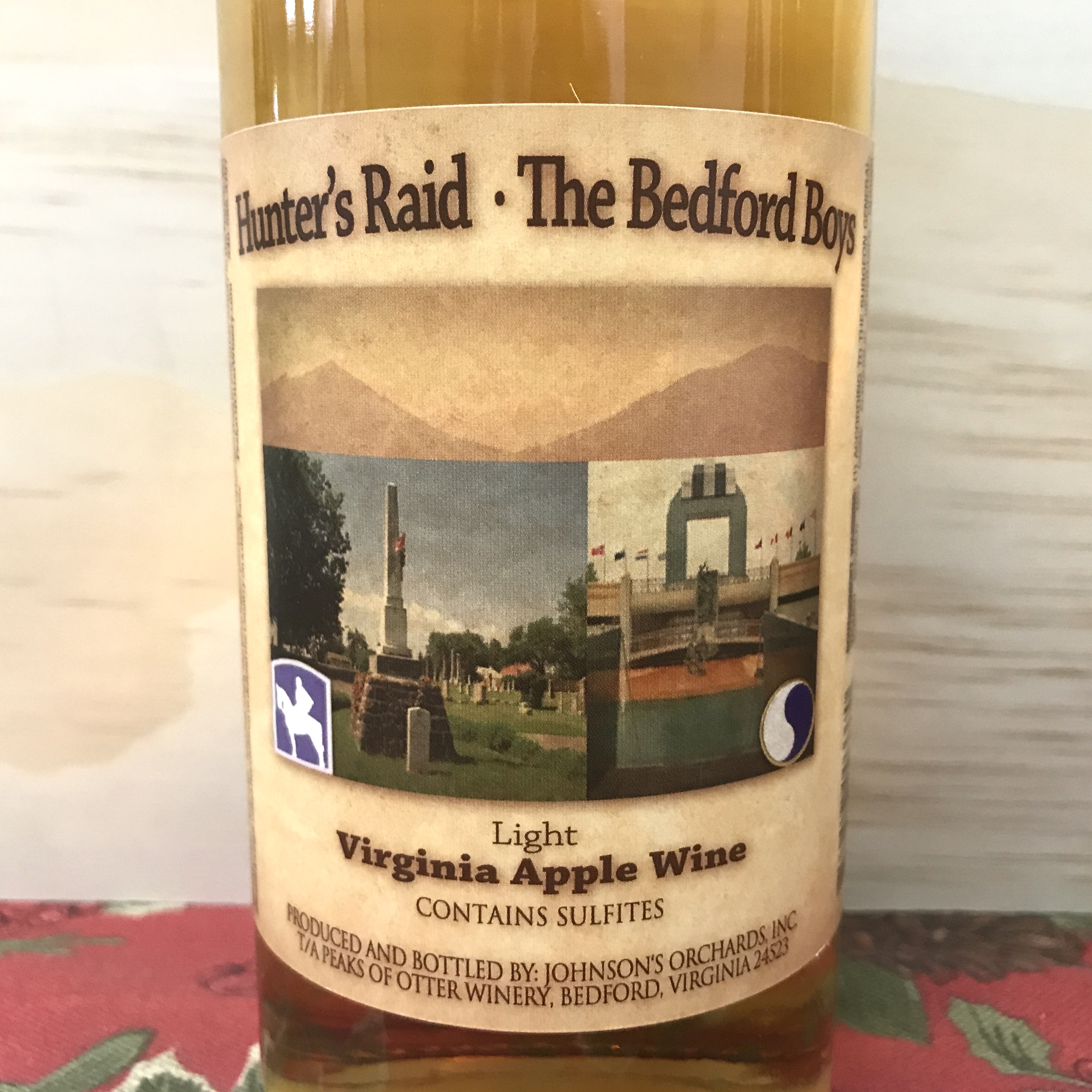 Peaks of Otter Hunter's Raid - Bedford Boys Virginia Apple wine
