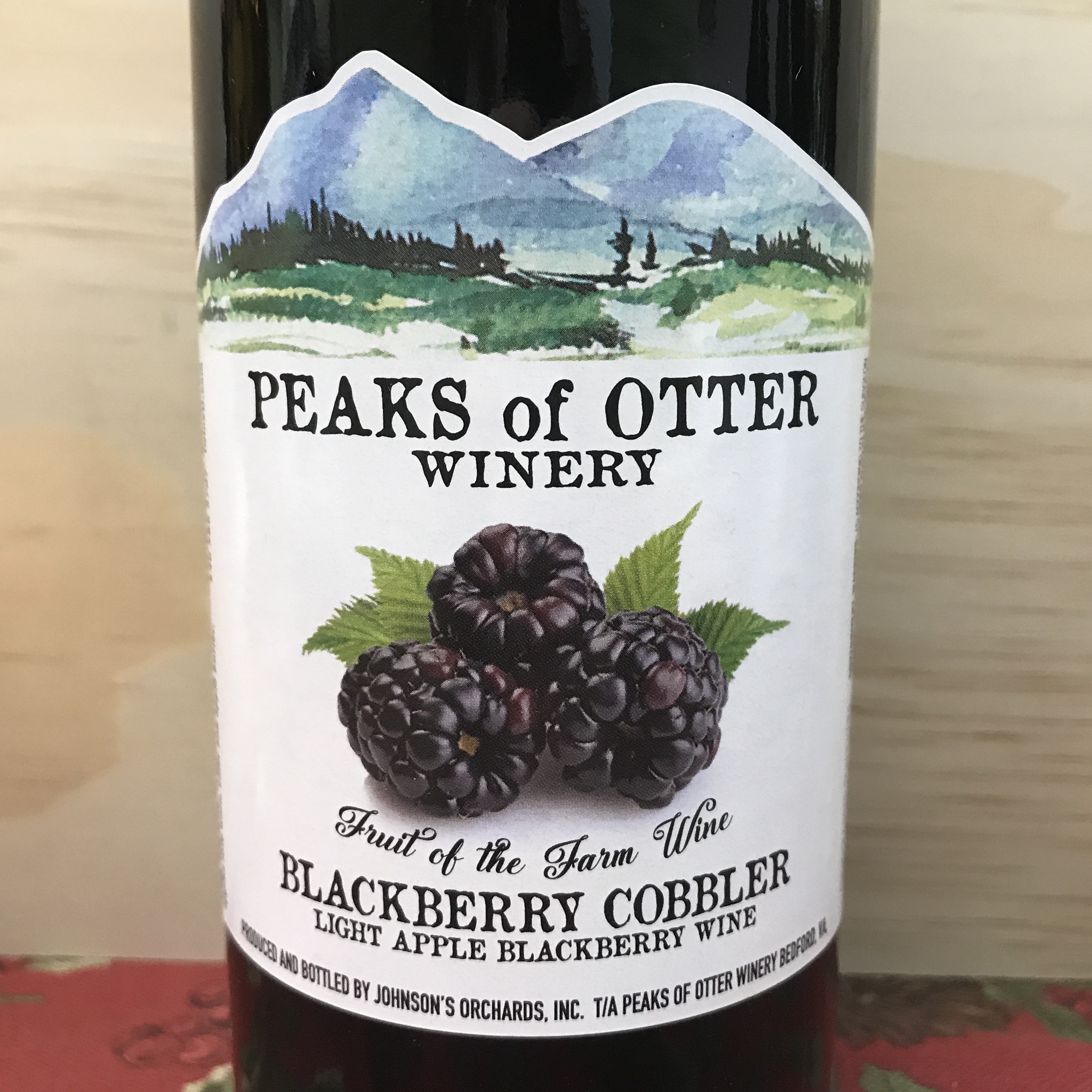 Peaks of Otter Blackberry Cobler Blackberry Wine