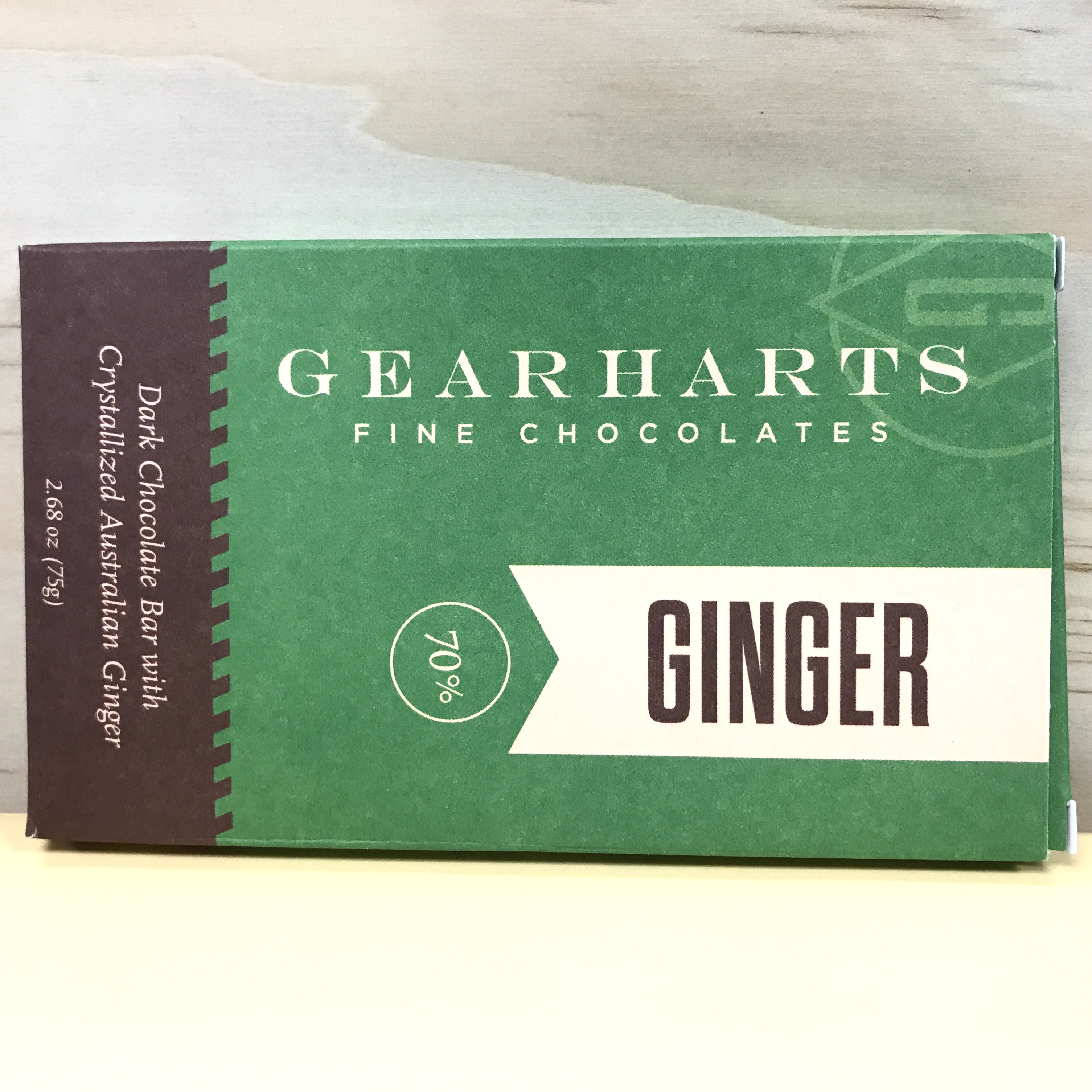 Gearharts Ginger Chocolate Bar