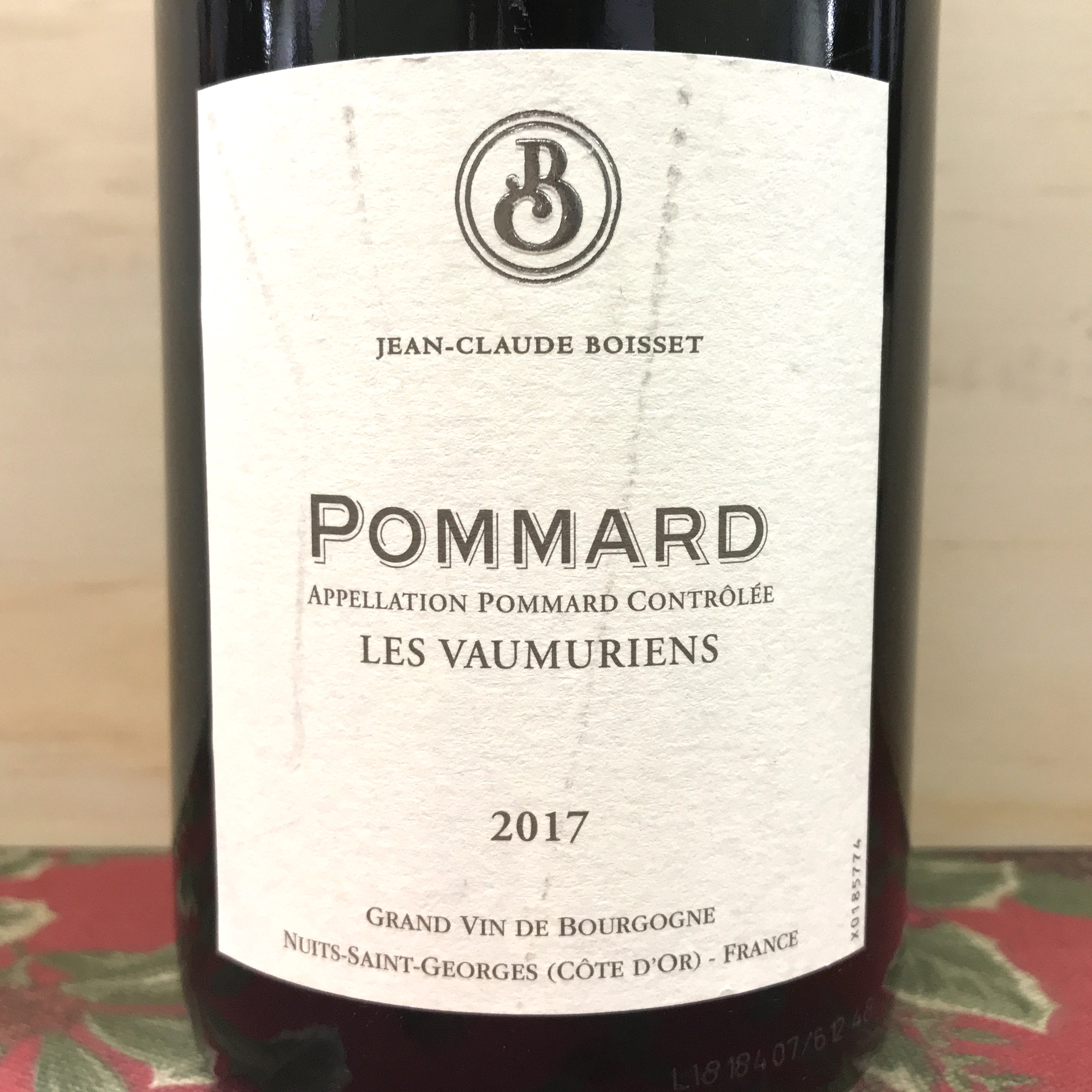 Jean-Claude Boisset Pommard Les Vaumuriens 2017